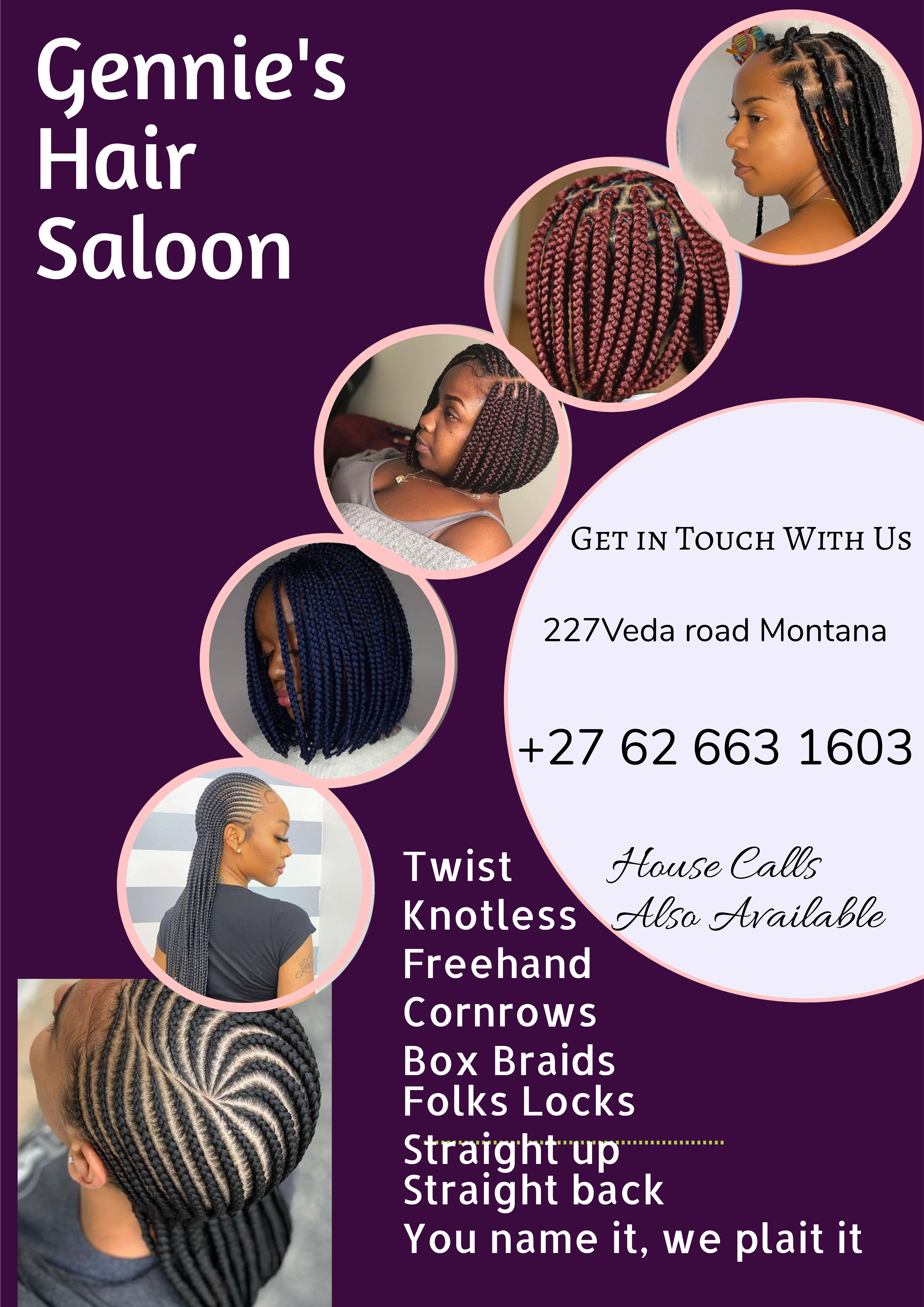 Gennie's Event Poster